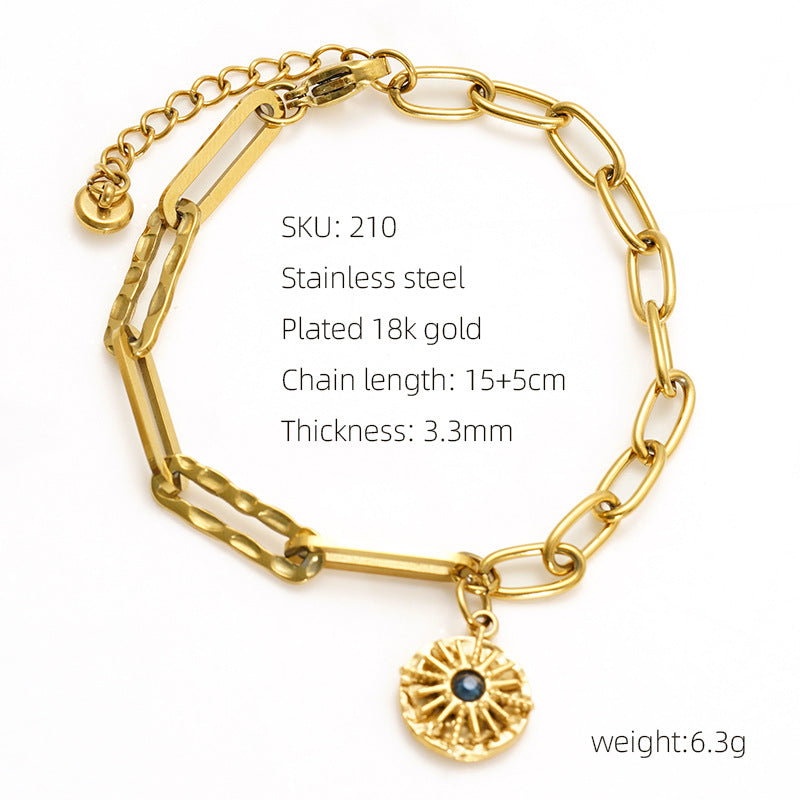 Wholesale Stainless steel pendant bracelet