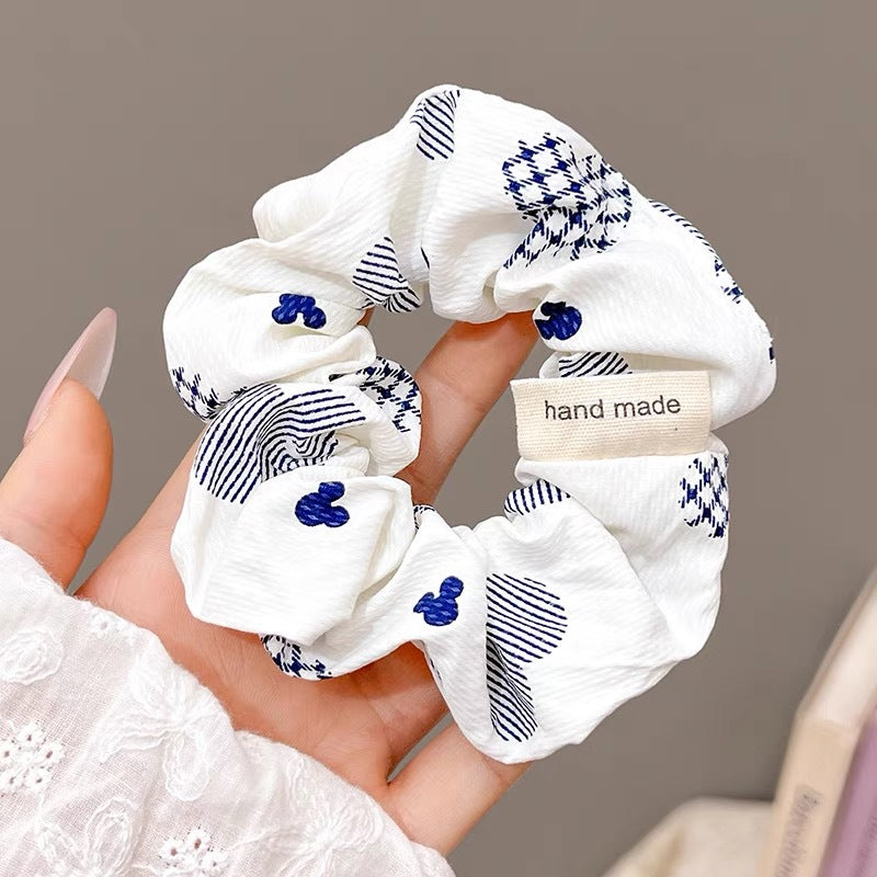 Wholesale Retro Floral Hair Ties Hair Scrunchies ACC-HS-Geyi002