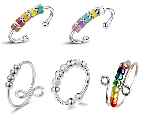 Wholesale Copper  open double-layer adjustable pressure ring