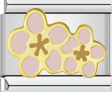 Wholesale 10pcs Italian Charm Bracelet 9mm DIY Splicing Flower Elements Stainless Steel Composable Bracelet