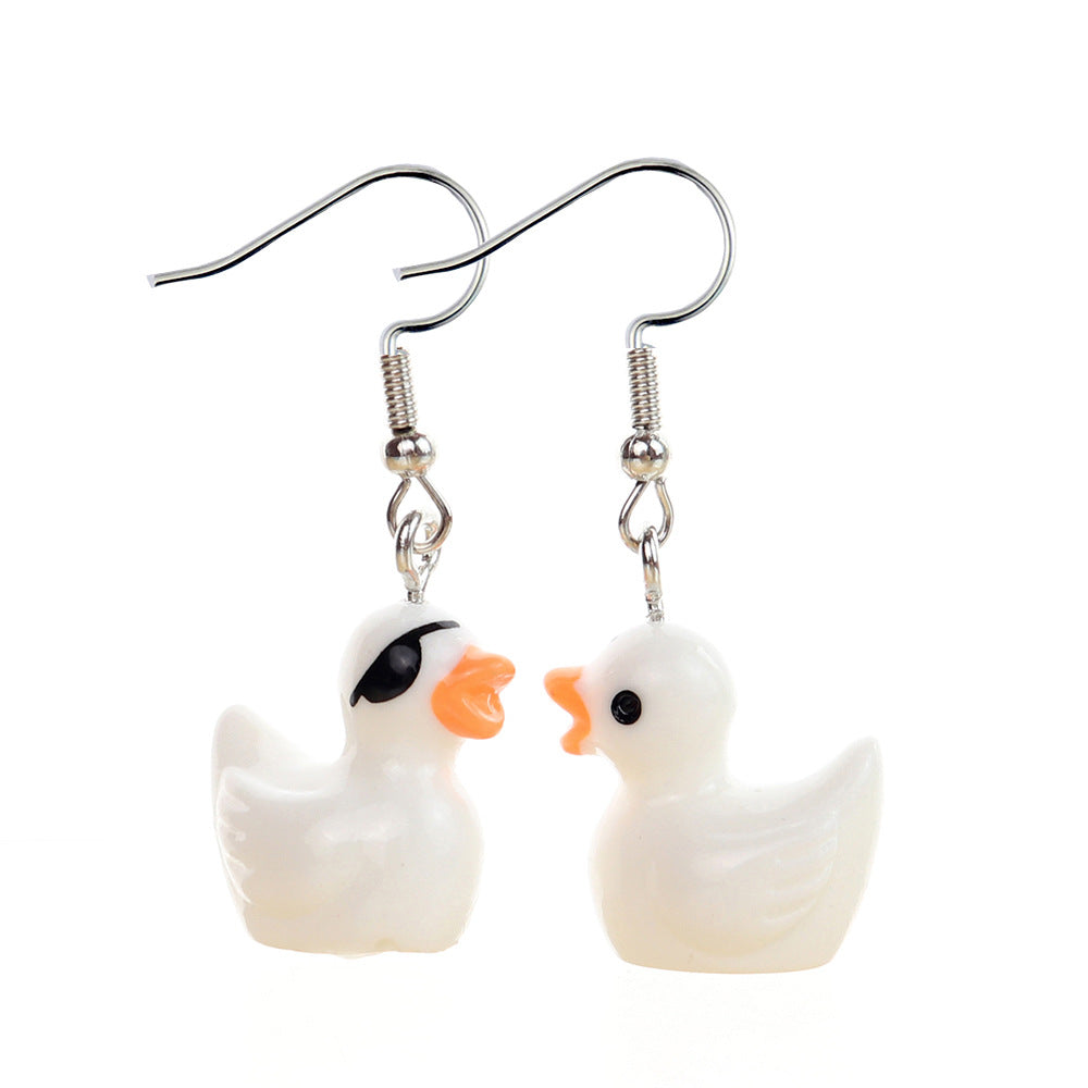 Wholesale  Cute Three-Dimensional Cartoon Halloween Ghost Earrings