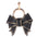Wholesale multi-color fashion  leather bow keychains