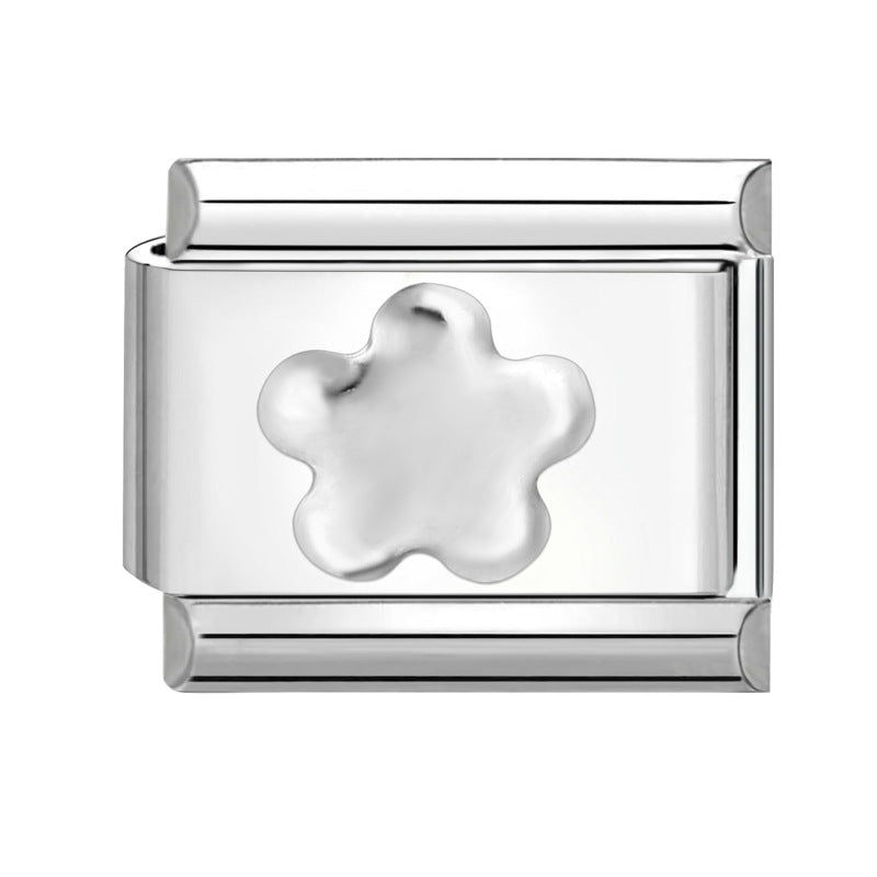 Wholesale Italian Charm Bracelet 9mm DIY Splicing Cute Creative Stainless Steel Composable Bracelet