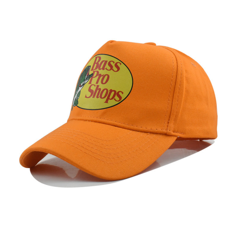 Wholesale Solid color printed outdoor fishing sun protection men' s baseball cap hat