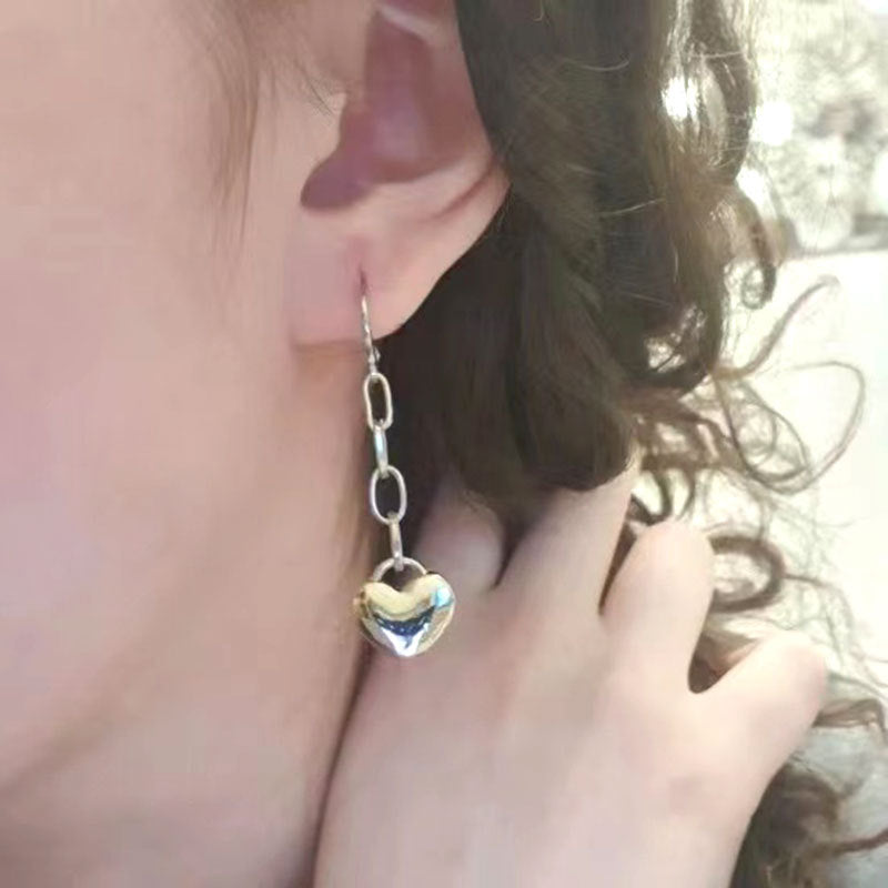 Wholesale  heart-shaped earrings exaggerated earrings