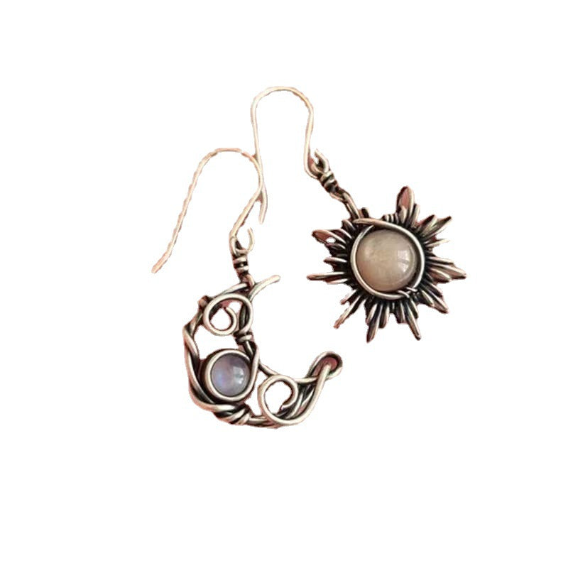 Wholesale Vintage Star and Moon Geometric Necklaces Earrings
