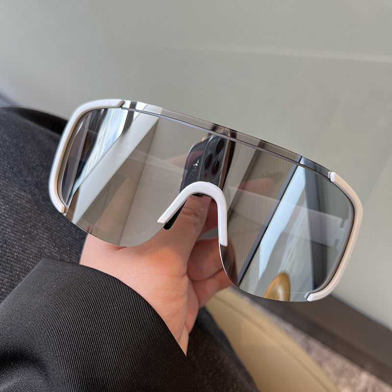 Wholesale Trendy Frameless Windproof Cycling Sunglasses UV400 Fashion Accessory Gift for Men