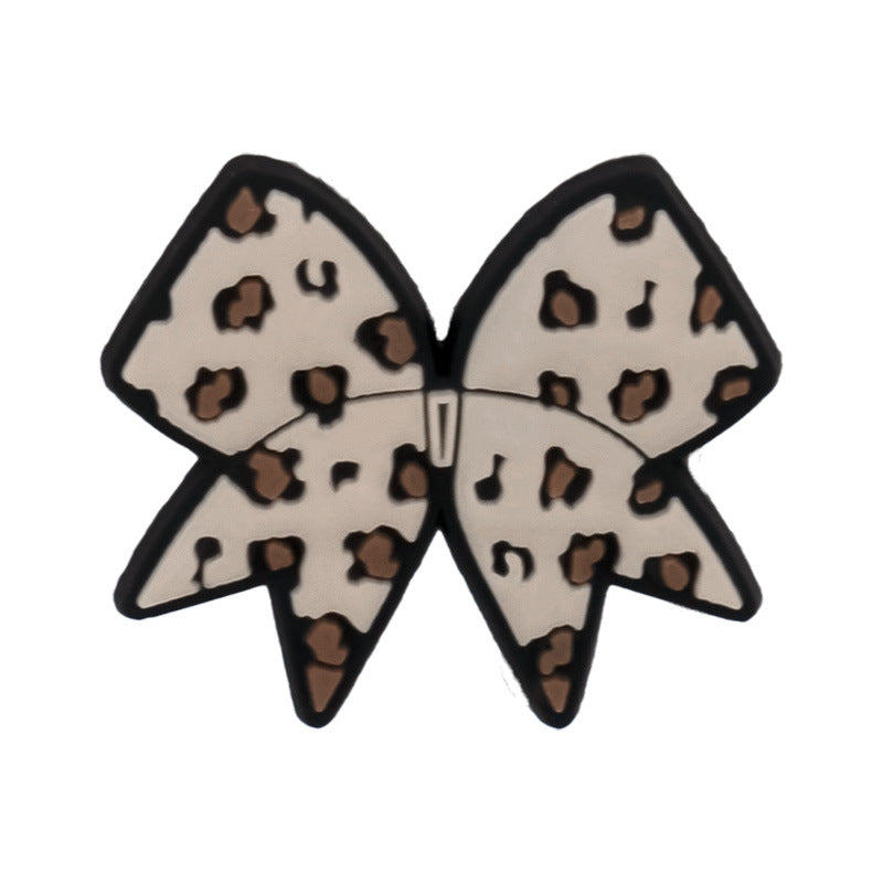 Wholesale Random 100pcs Leopard Print Series Shoes Accessories Shoes Charms