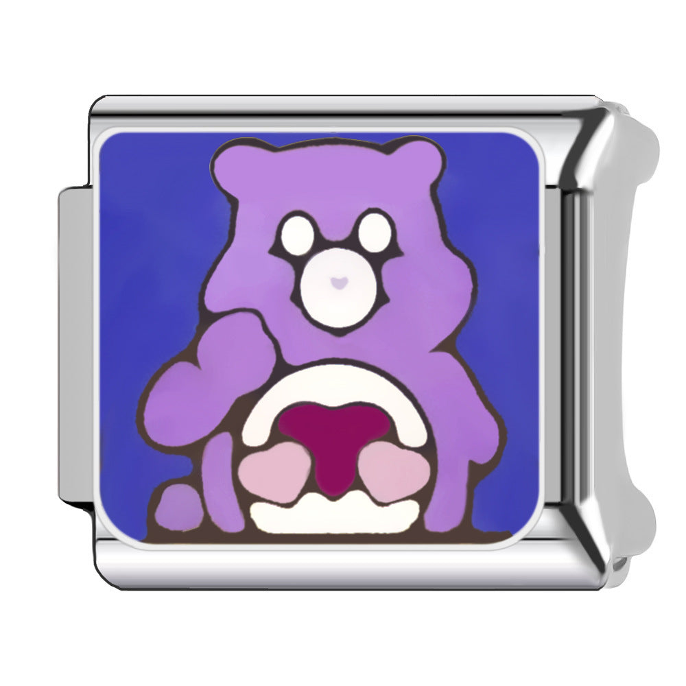 Wholesale  Italian Charm Bracelet 9mm DIY Splicing  Creative Stainless Steel Composable Bracelet