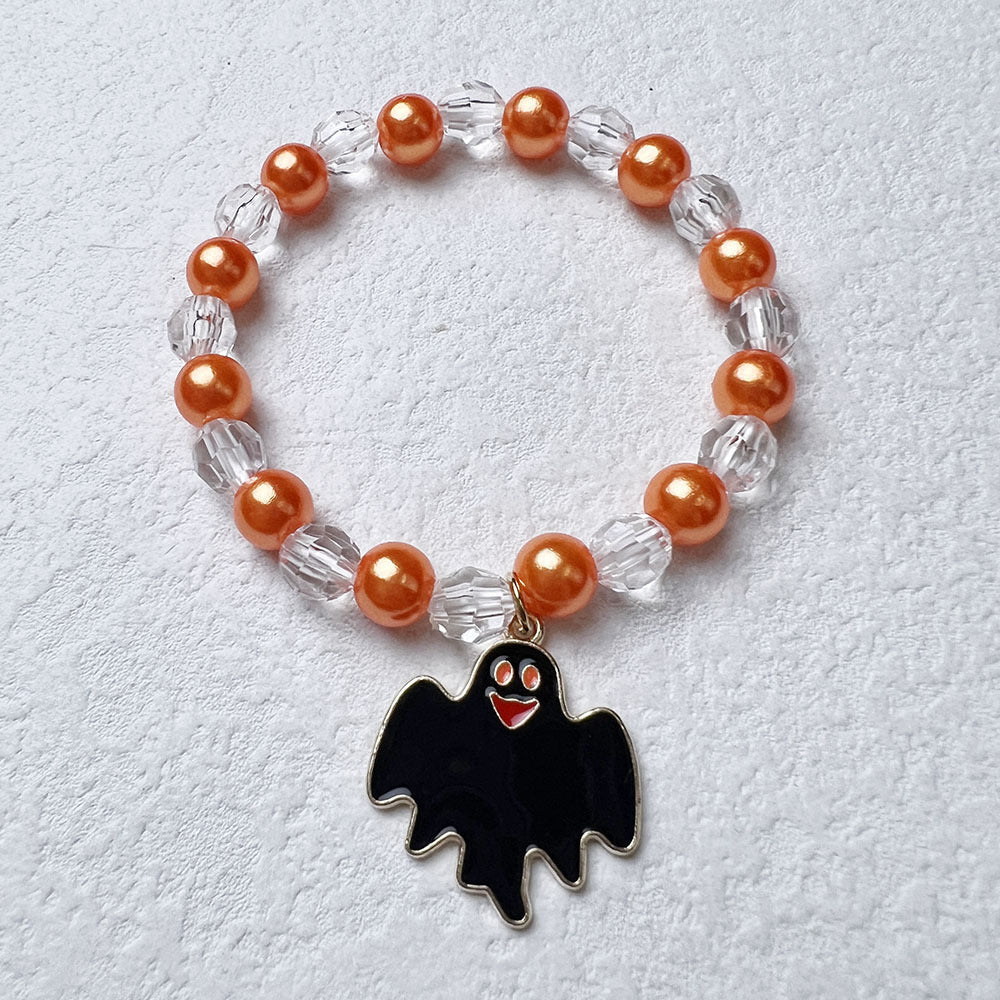 Wholesale Halloween Pumpkin Acrylic Bracelet ACC-BT-Nanh012