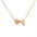 Wholesale light luxury love 18K gold stainless steel 26 letters necklace