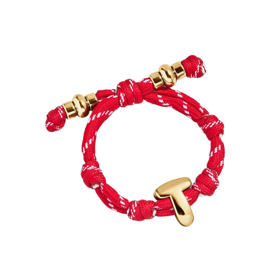 Wholesale Colorful Braided Rope Bracelet Colorful Beaded Love Pendant Buckle Bracelet