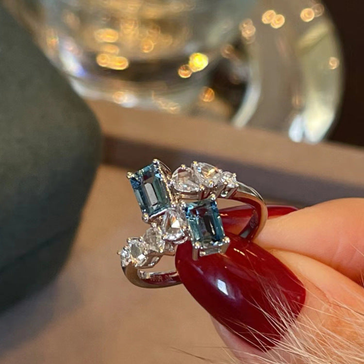 Wholesale luxury diamond Open women's ring