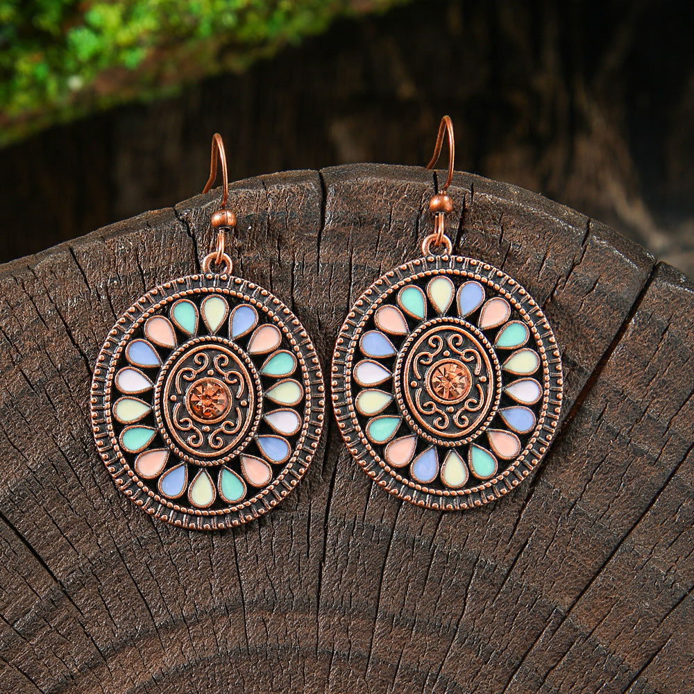 Wholesale Bohemian Tassel Earrings,  Handmade Beaded Alloy Earrings for Seaside Vacations,  Trendy Jewelry Accessory