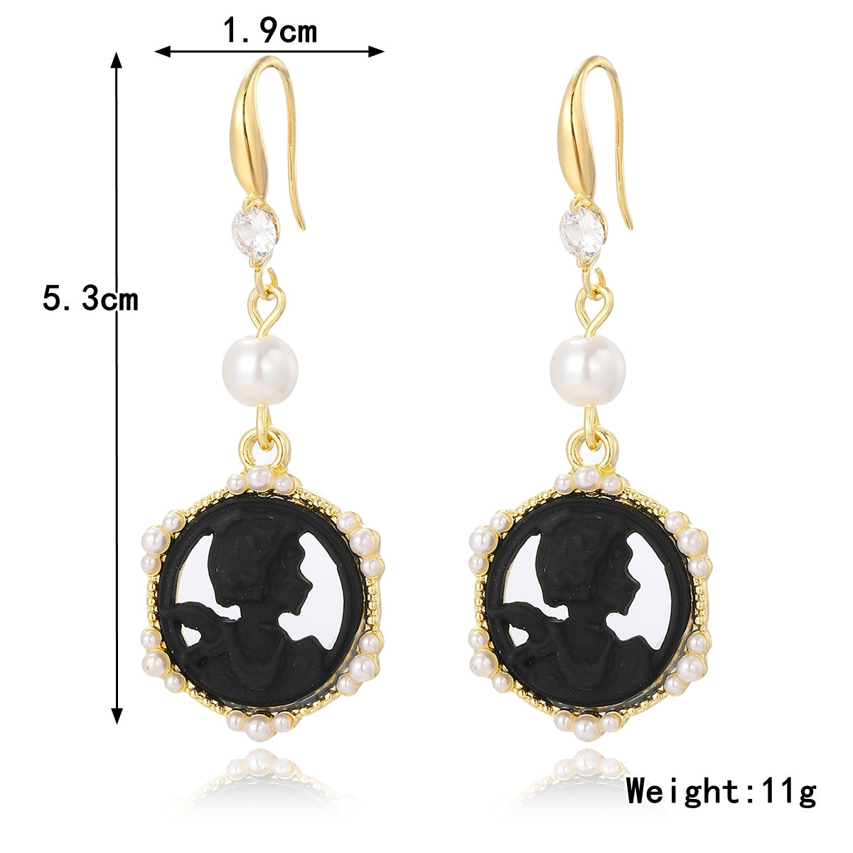 Wholesale Exaggerated Flower Earrings Metal Rose Earrings ACC-ES-ManYi009