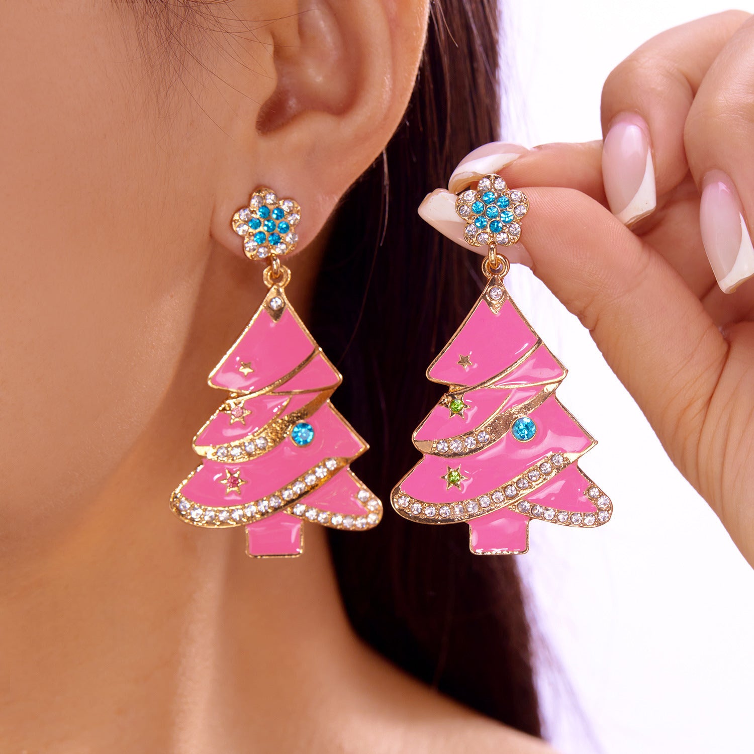Wholesale Christmas bell earrings