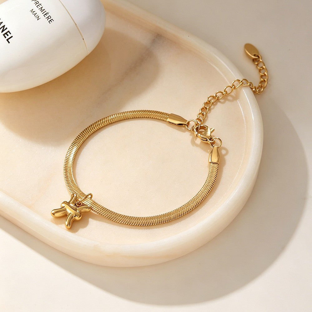 Wholesale Vintage Zodiac Stainless Steel Bracelet 18K Gold Plated Travel Souvenir Jewelry Accessory