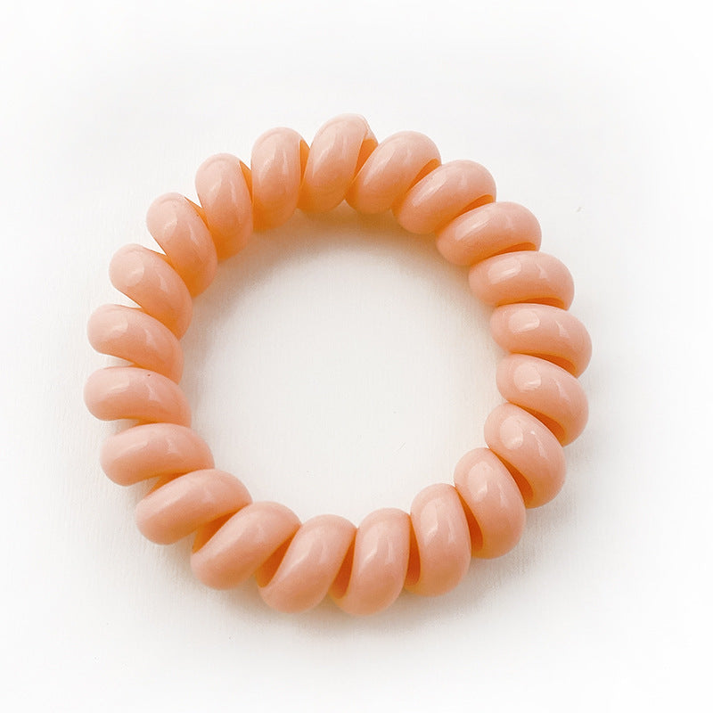Wholesale 10pcs Candy Color Telephone Cord Hair Scrunchies ACC-HS-Huidi015