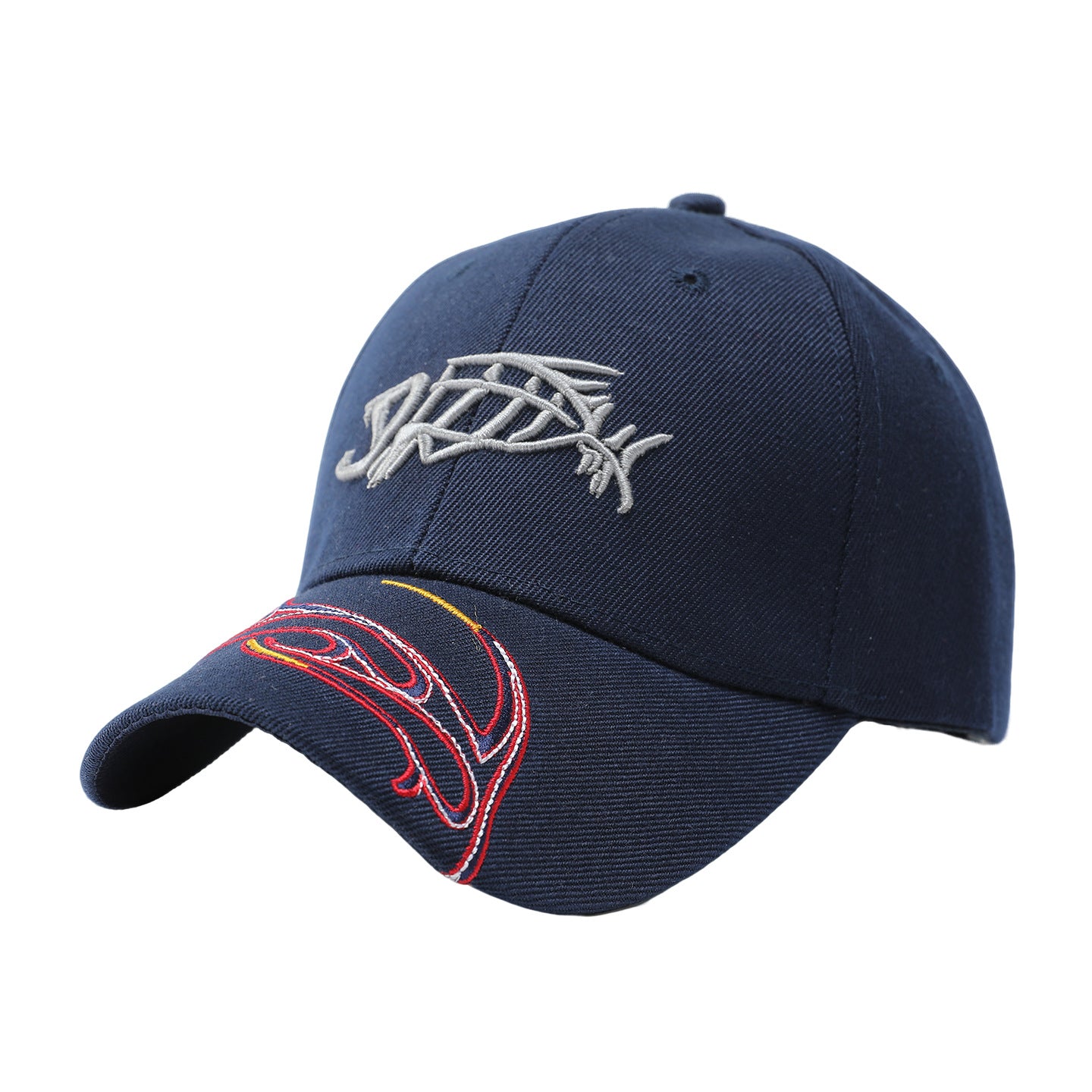 Wholesale Trendy Eagle Embroidery Baseball Cap Sun Protection Adjustable Casual Hat for Men Women
