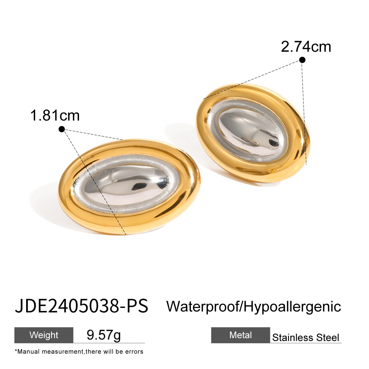 Wholesale Stainless Steel Circle Earrings