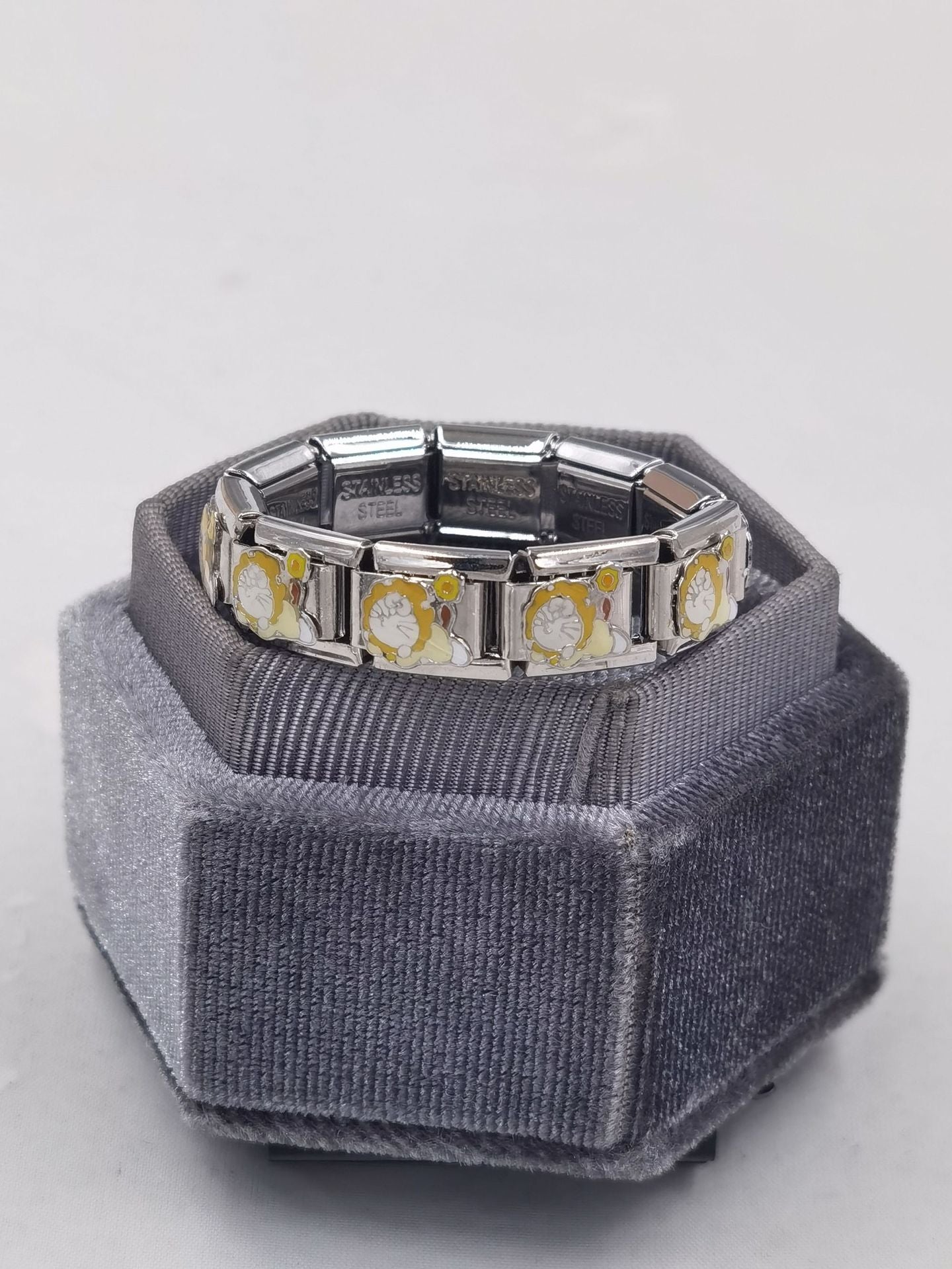 Wholesale Italian Charm Bracelet 9mm DIY Splicing Removable Stainless Steel Cartoon Composable Bracelet ACC-BT-XY041