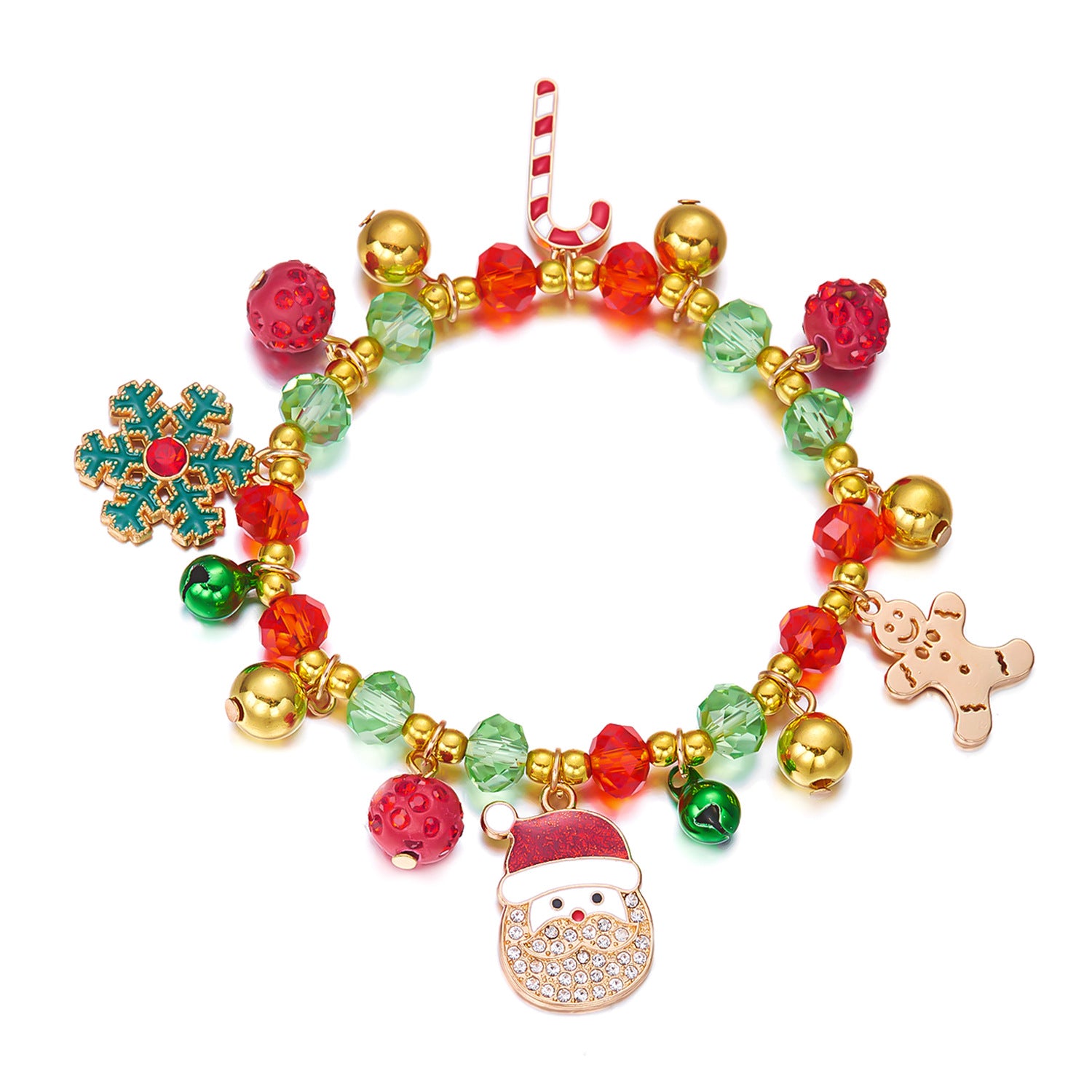 Wholesale Christmas Snowflake Snowman Bracelet Set