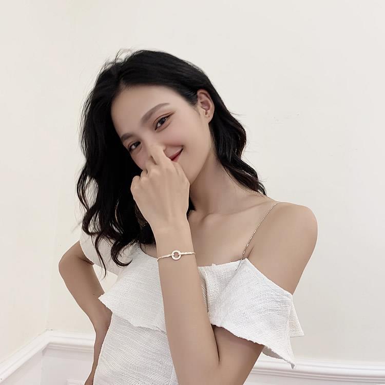 Wholesale Full Diamond  Adjustable Snake Bone Bracelet