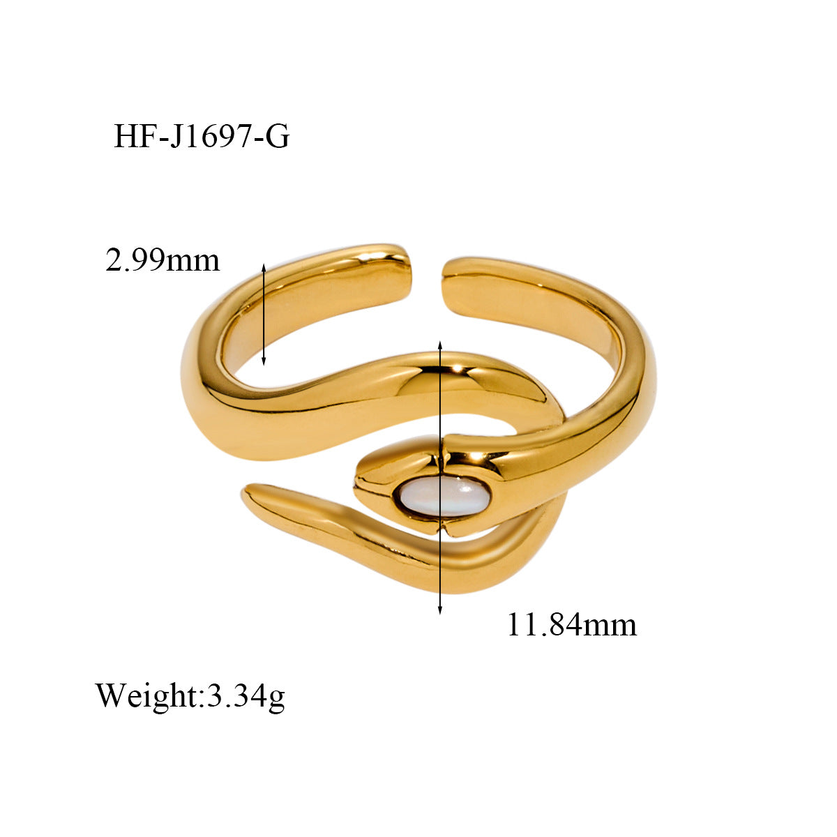 Wholesale Stylish Open Ring Titanium Steel Fashion Accessory for Everyday Wear