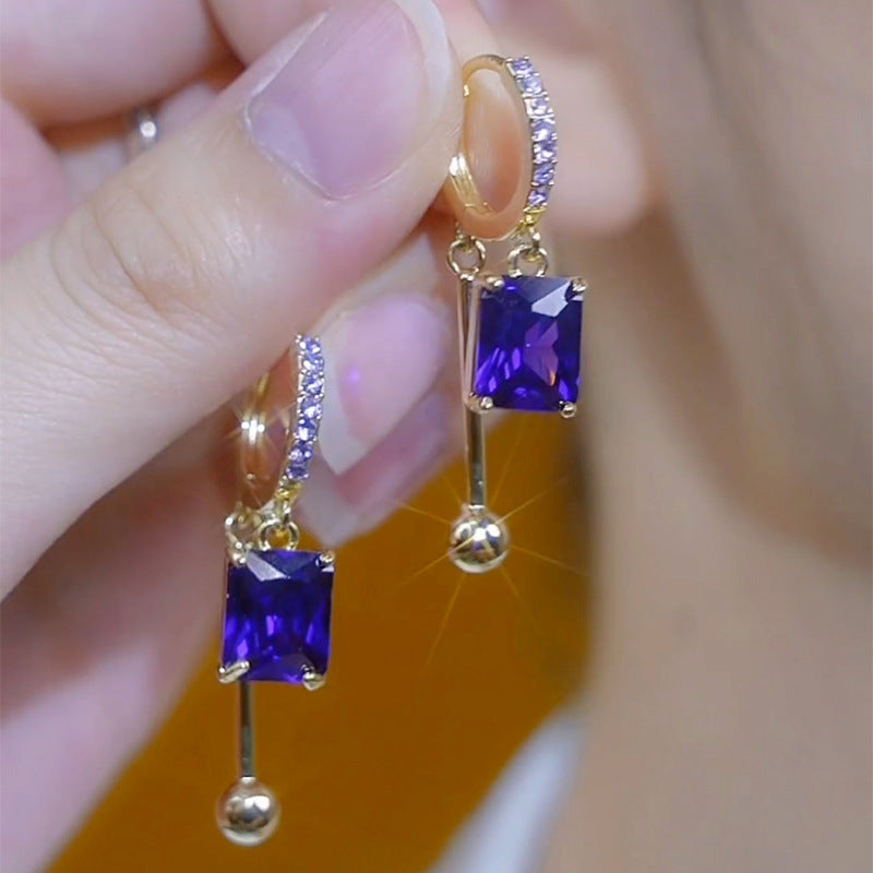 Wholesale amethyst titanium steel necklace