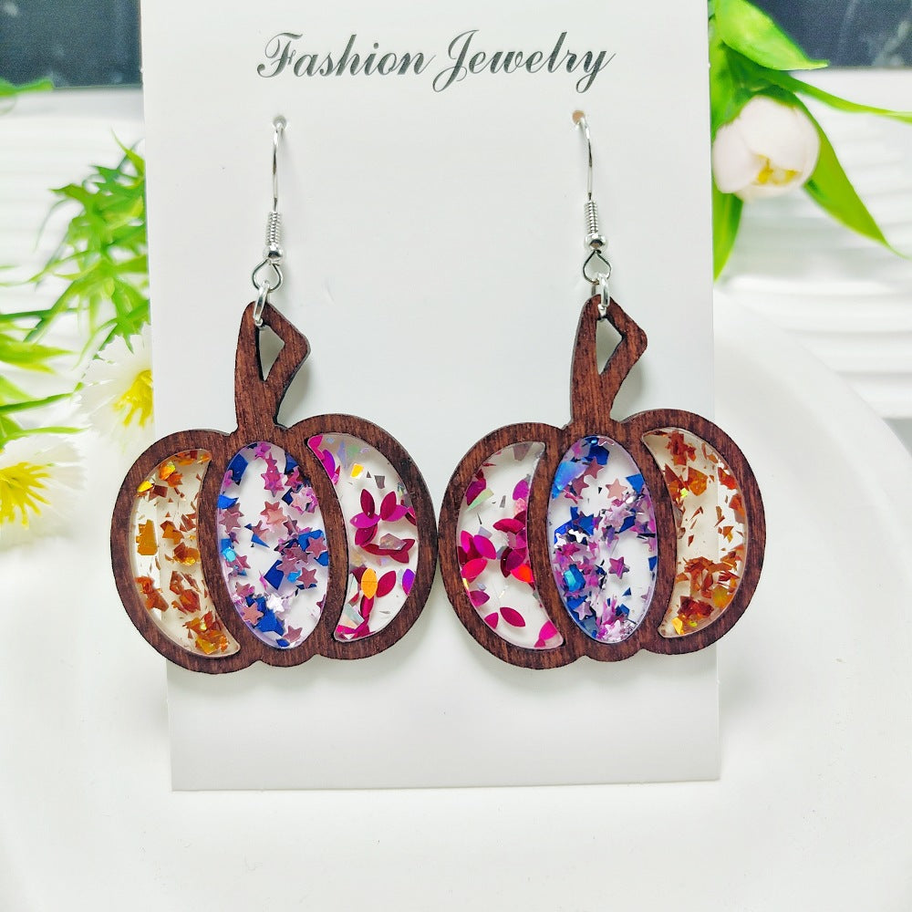 Wholesale Musical Note Acrylic Drop Earrings Fashion Accessory for Women Gift