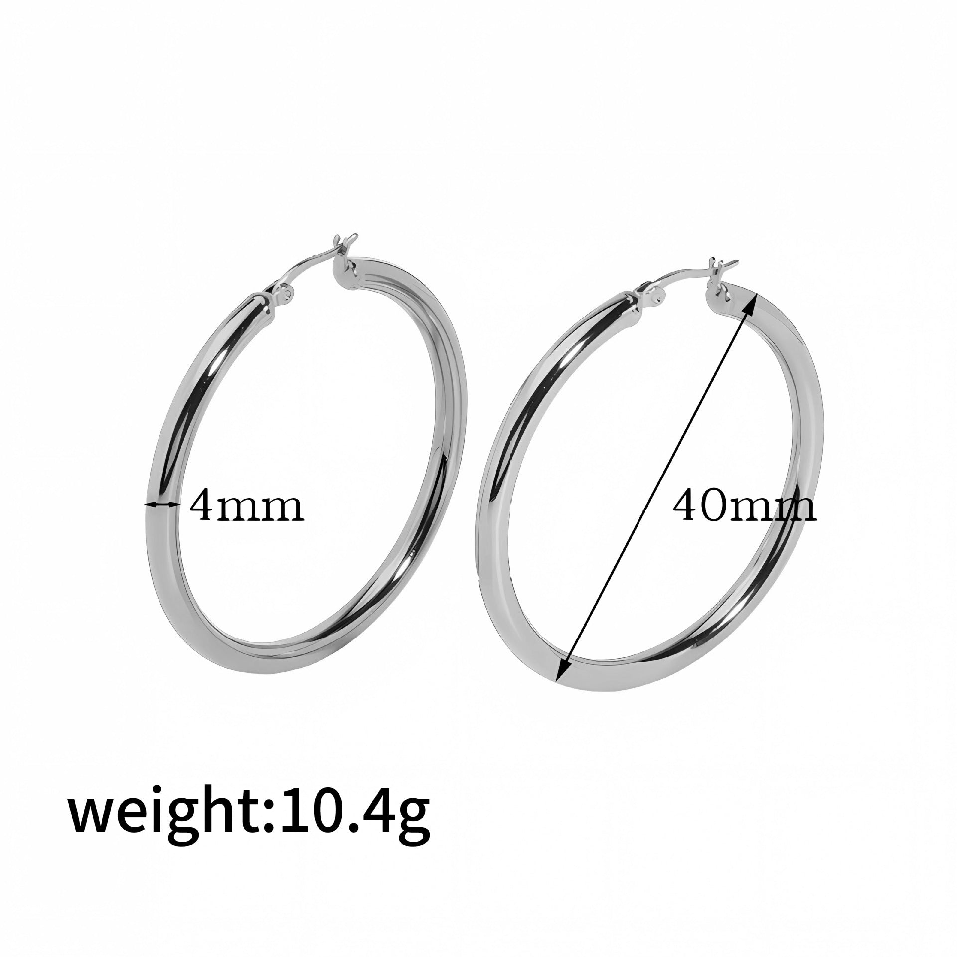 Wholesale 18K Gold Stainless Steel Circle Hollow Earrings ACC-ES-LiQuan010