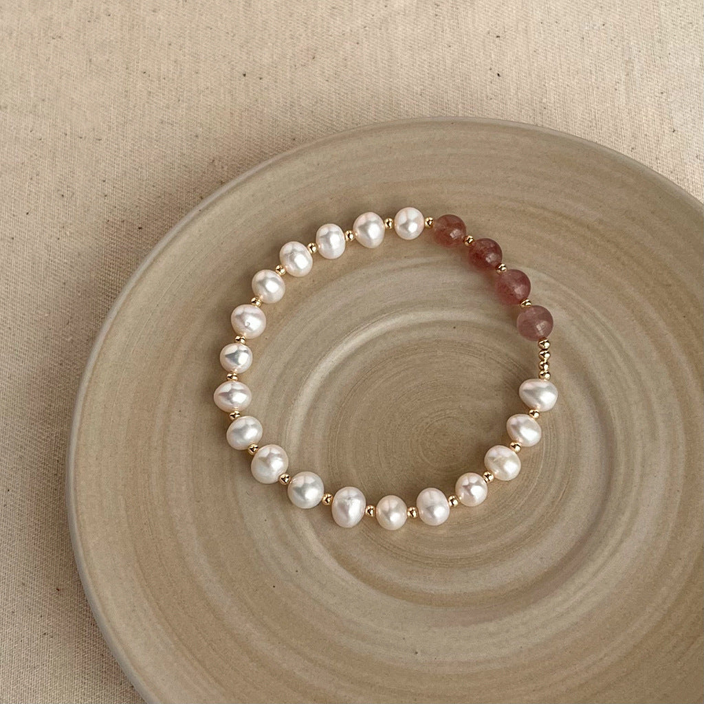 Wholesale Baroque natural pearl bracelet