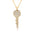 Wholesale 18K gold color protection lovely key necklace