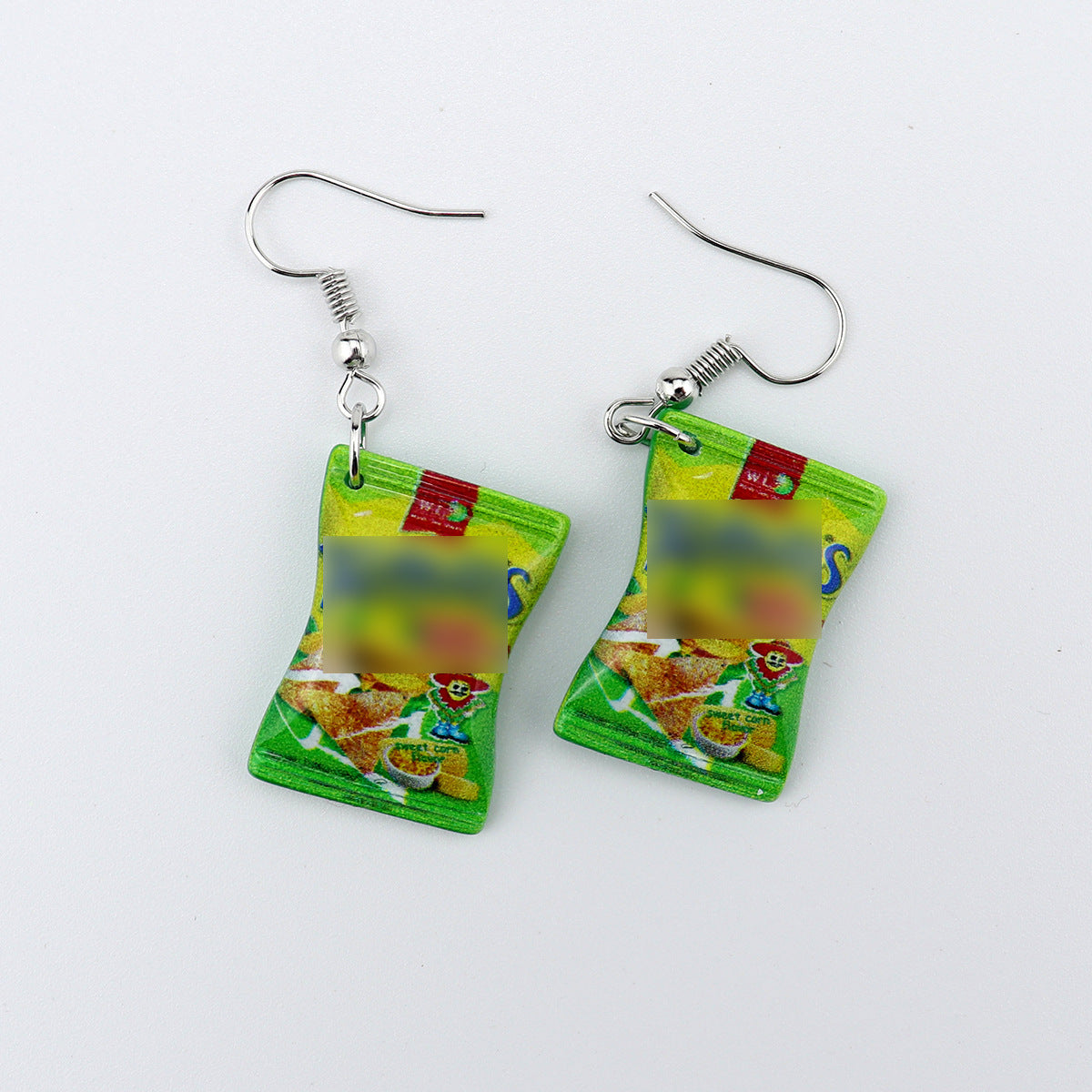 Wholesale  10pcs Creative  Fries Instant Noodles Earrings