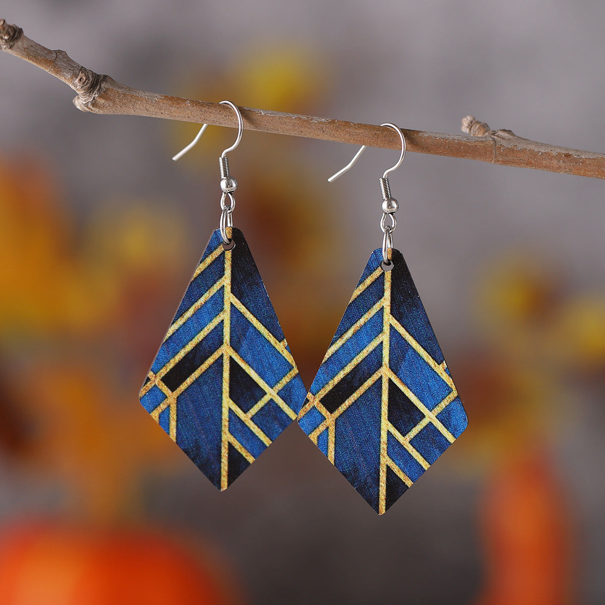 Wholesale Western style Bohemian Wood Earrings