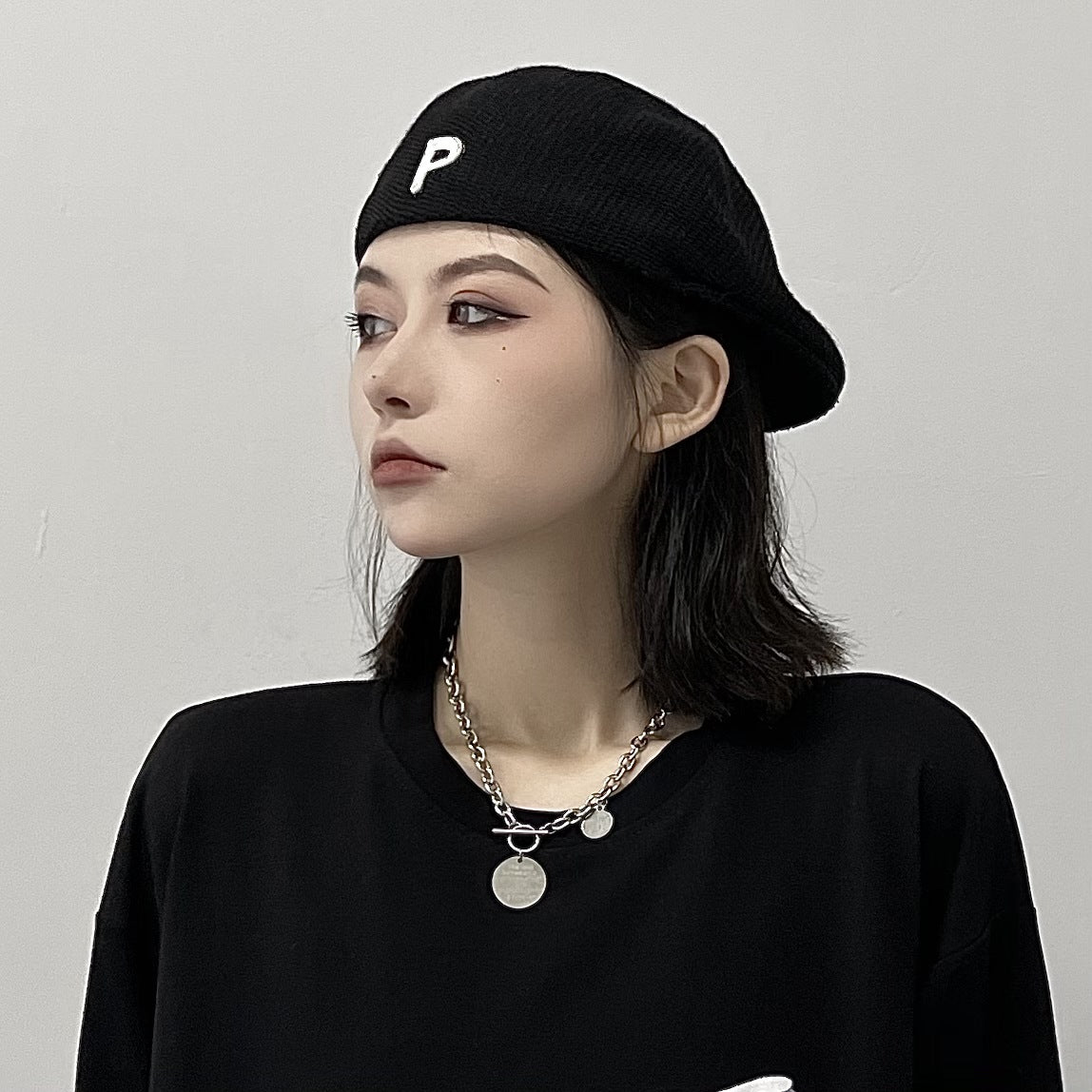 Wholesale Titanium Steel Non-fading Necklace Love Clavicle Chain Heart Necklace ACC-NE-Meihun007