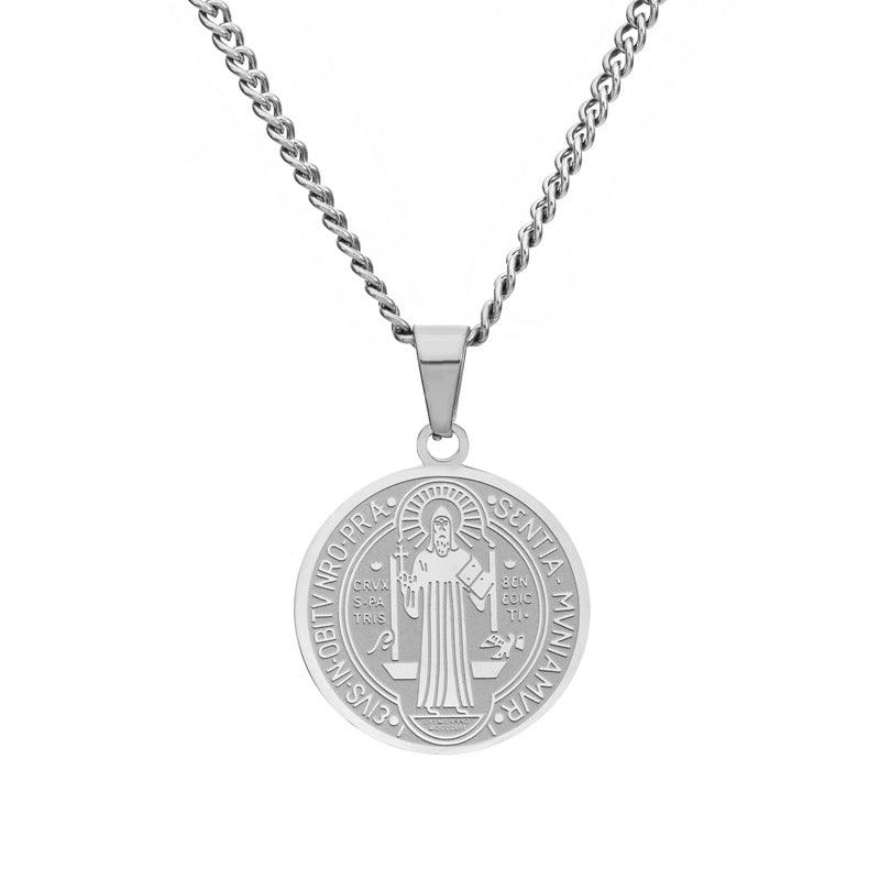 Wholesale stainless steel exorcist pendant Necklace