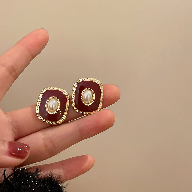 Wholesale Vintage Exaggerated Design 925 Silver Needle Statemente Earrings ACC-ES-Qunq004