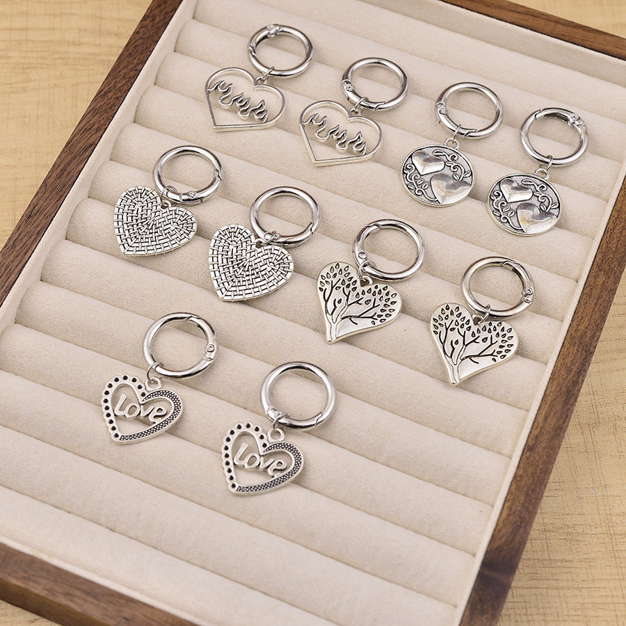 Wholesale Vintage Alloy Pendant Charms Multi Style Shoe Buckle Bag Charm Fashion Accessory Casual