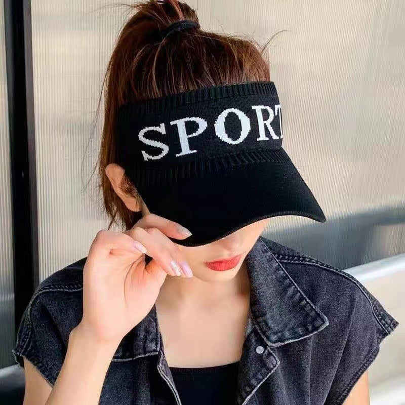 Wholesale Summer Sun Protection Empty Top Hat Sports Breathable Sun Hat ACC-HT-YiFan001