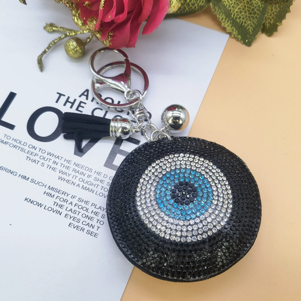 Wholesale rhinestone eye keychain