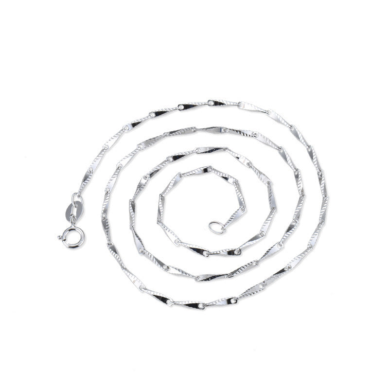 Wholesale s925 Silver Clavicle Chain Necklaces