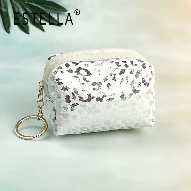 Wholesale Hot Stamping Leopard Print Coin Purse Keychain Keychain Wallet ACC-KC-YouMei007