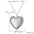 Wholesale heart can be opened photo frame necklace