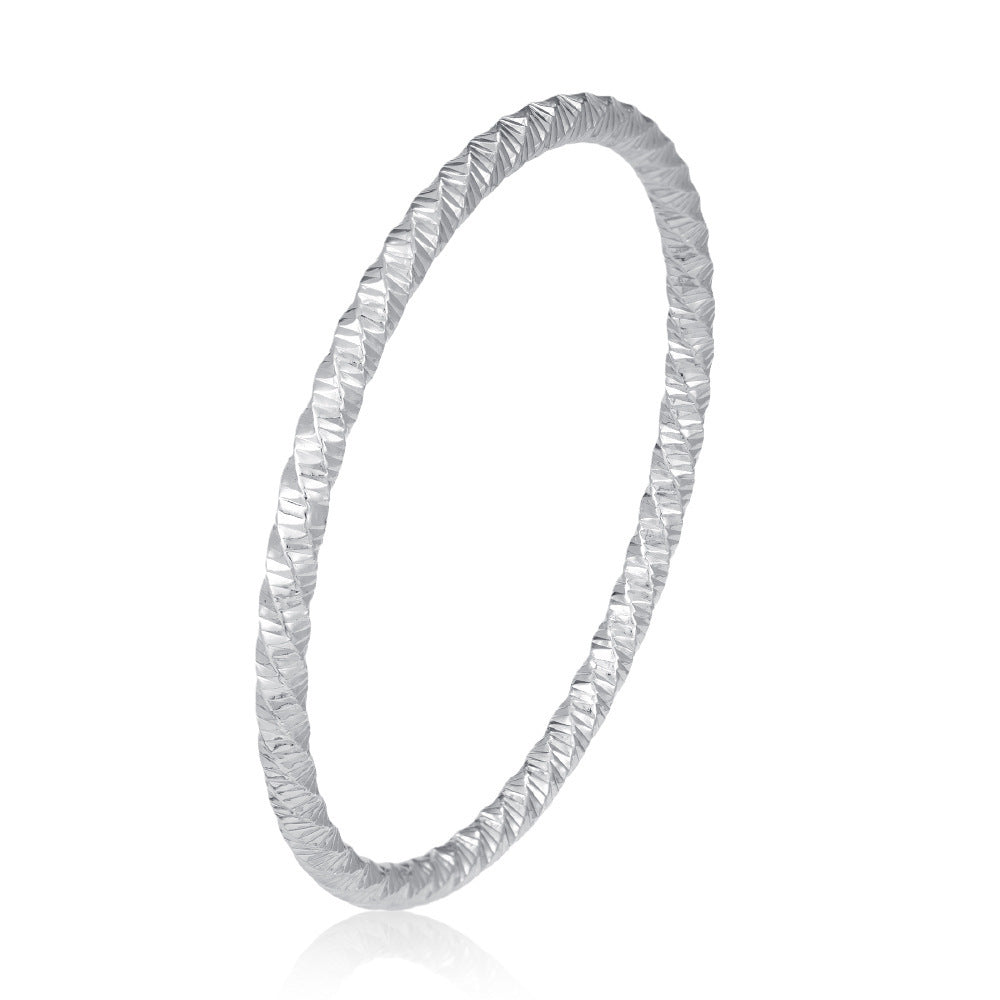 Wholesale European and American Style Hollow Bracelet Stainless Steel Gold Plated Boutique Resale Jewelry Accessory