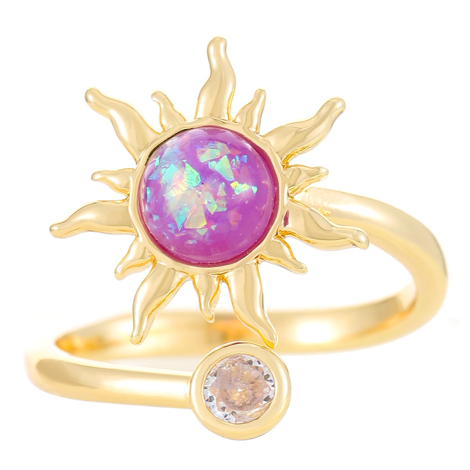 Wholesale Inlaid Zirconium Cat' s Eye Ring