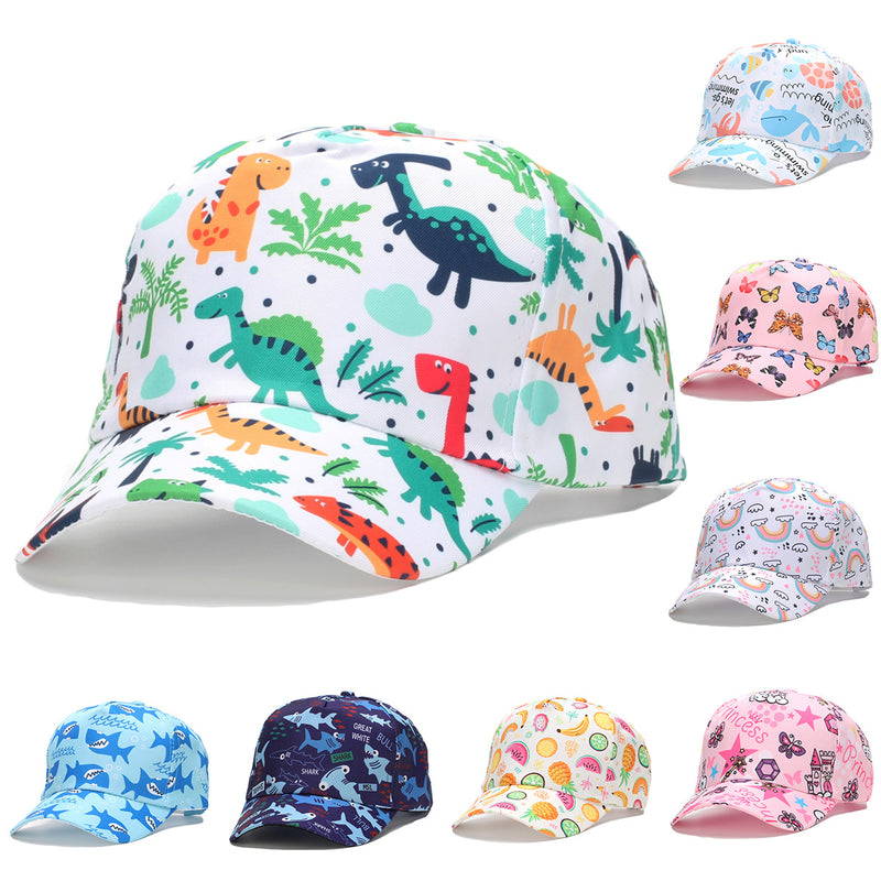 Cappellino Da Baseball Bambini Con Motivi Cartoon – 2-6 Anni – Leggero E Protettivo – Cotone E Poliestere