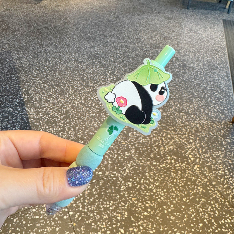 Wholesale Cute Acrylic Streamer Panda Ballpoint Pen