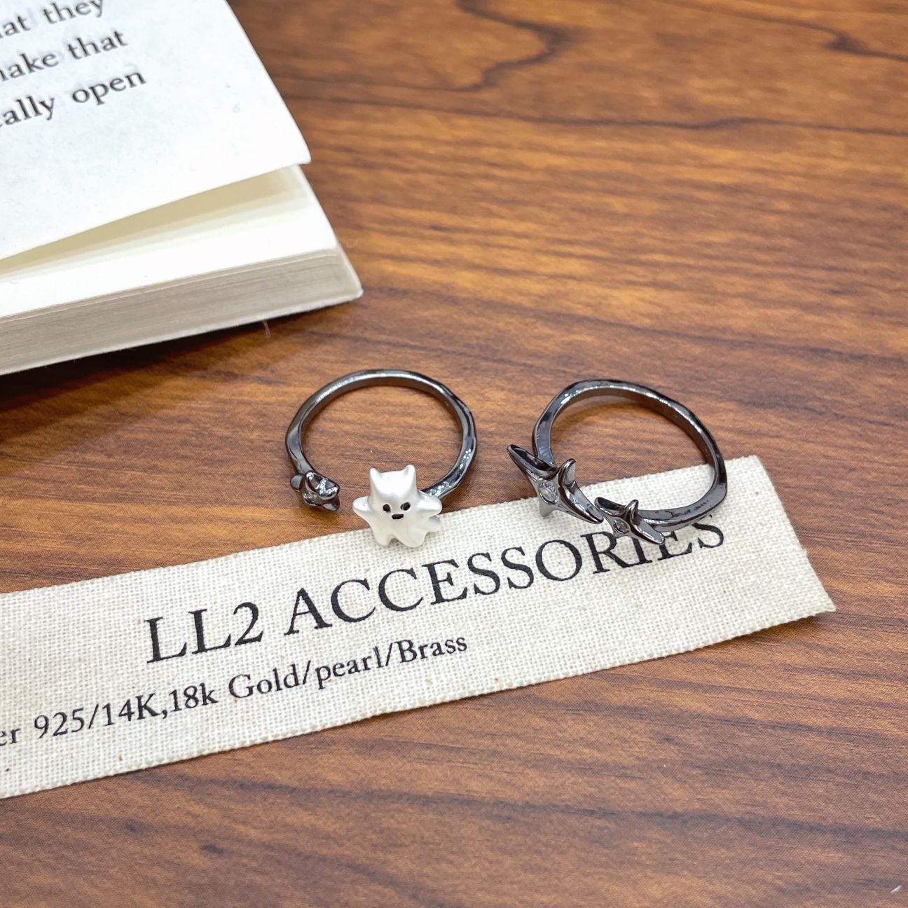 Wholesale  All-match Cute Cartoon Light Luxury  Ring