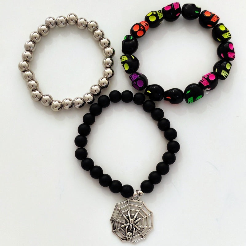 Wholesale Halloween Skull Beaded Bracelet ACC-BT-JunJie020